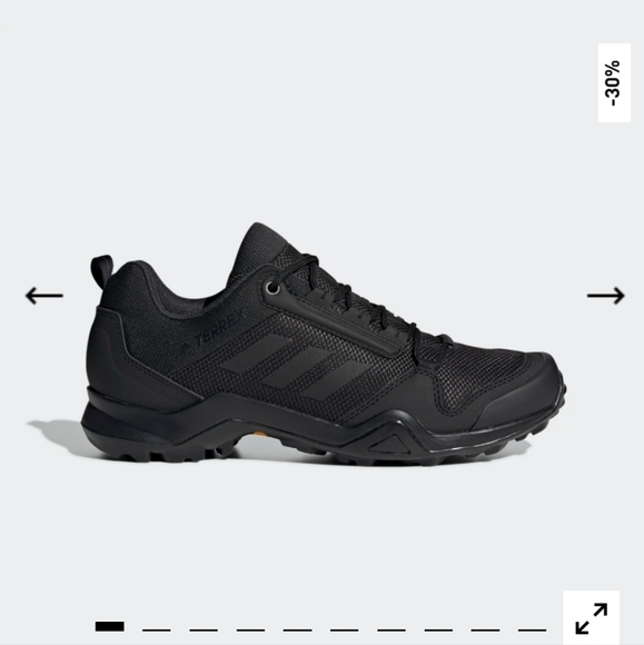 adidas Other - Adidas Terrex AX3 Black on Black Sneaker Men's Size 14 NEW